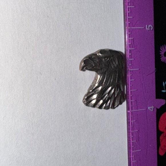 Sterling Silver Eagle Head Pendant - Picture 15 of 16